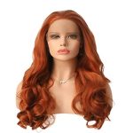 AMYSTY 25 Inch Natural Wavy Lace Front Wig - Elevate Your Style for Daily, Party, and Fun