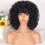 Effortless Glamour with Short Black Curly Wigs - Perfect for Daily Wear and Party Fun