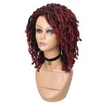 Short Dreadlock Wigs: Embrace Your Unique Style with Afro Twisted Burgundy Curly Dreadlocks