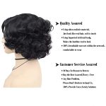 Transform Your Look with Short Curly Black Wig - Ideal for Costume, Cosplay, and Daily Glam