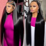 Elevate Your Style with ACQUET 30-Inch Straight Lace Front Wigs – True to Length, 180 Density HD Lace for Effortless Elegance