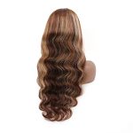 ISEE 20-Inch Wear and Go Glueless Body Wave Wig - HD Lace Front, Time-Saving Elegance in 4/27 Honey Blonde Ombre Highlight