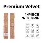 Wig Grip Band for Lace Front: No-Slip Velvet Headbands for Women, Secure and Breathable Wig Fixation (Beige)