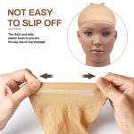 Seamless Style Mastery: 4 Flesh-Colored Wig Caps - Easy to Wear, Perfect for Halloween and Christmas Parties