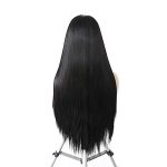 Where Glamour Meets Comfort: 13×6 Long Straight Synthetic Lace Front Wig - Your Daily Elegance Companion