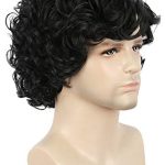 Black Men's Wig - Ideal for Cosplay, Halloween, and Costume Ensembles