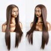 UNIQUEWIG's 24" Dark Brown Silky Straight Synthetic Lace Front Wig