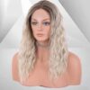 VEDAR-031-18: Embrace Elegance and Confidence with the Best Medium Length Synthetic Blonde Wig