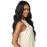 Lace Front Wig Cloud 9 What Lace Swiss Lace 13X6 Brielle (1B) - Pre-Plucked, Natural Density, Undetectable Hairline - Perfect for a Protective Style