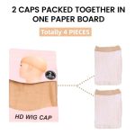 Asteria Invisible HD Wig Caps: Experience Breathable, Stretchy, and Transparent Elegance