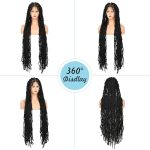 Olymei Faux Locs Wig - 40" Square Knotless Braided Lace Frontal Wig, a Time-Saving Beauty Investment