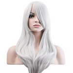 Silvery White Long Wavy Hair - Your Perfect Companion for Cosplay Delight