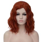 Ruina Ginger Wigs – A Vibrant Short Curly Wavy Bob