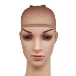 Wig Comfort with Pack of 12 Open-End Brown Mesh Net Wig Caps - Ultimate Hair Control