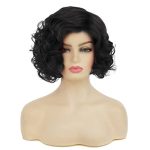 Transform Your Look with Short Curly Black Wig - Ideal for Costume, Cosplay, and Daily Glam