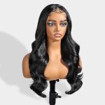26-Inch Black Lace Front Wig - HD Lace, Baby Hair, and 180% Density for Unmatched Glamour! 🖤✨