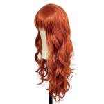 V'NICE Fashionista's Dream Ginger Orange Loose Wave Hair Wig - 22 Inch Heat Resistant Synthetic Marvel for Trendsetting Women
