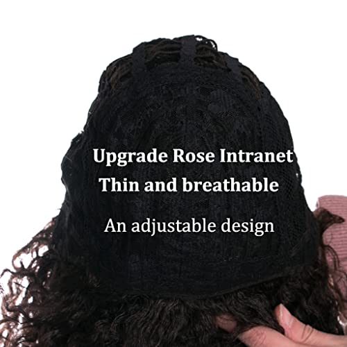 Refrescante Natural Brown Afro Kinkys Curly Wig - Heat Resistant Synthetic Beauty for Everyday Charm and Special Occasions