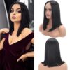 LDHAIRLD Black Bob Wig - Stunning Lace Front for Confidence and Fashionable Daily Wear