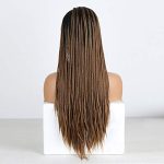 Brown Synthetic Lace Front Wig - 24 Inch of Beauty