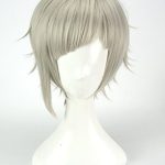 Curly High Temperature Fiber Dark Brown Short Cosplay Wig
