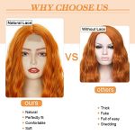 28 Inch Long Wavy Ginger Orange Wig – Your Timeless Style Companion
