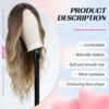 EMMOR Long Ombre Blonde Wavy Wig - Natural and Stylish Lace Front Wig for Everyday Glam