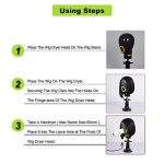 Wig Stand Head Fresh: Innovative Wig Drying Holder with Quick Dry Technology for Styling, Air Drying