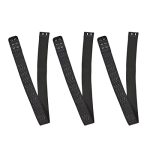 3-Pack Wavy Silicone Wig Bands with Adjustable Elasticity - Non-Slip Bands with Removable Hooks for Secure Wig Fixation