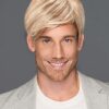 SALLYSWIG's Natural Blonde Men Wig - Perfect Hairstyle for Every Occasion