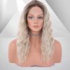 VEDAR-031-18: Embrace Elegance and Confidence with the Best Medium Length Synthetic Blonde Wig