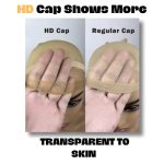 Lay's Beauty Premium Quality Invisible Wig Caps: HD Skin Sheer, Colorless Transparent for Lace Front Wigs