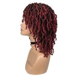 Short Dreadlock Wigs: Embrace Your Unique Style with Afro Twisted Burgundy Curly Dreadlocks