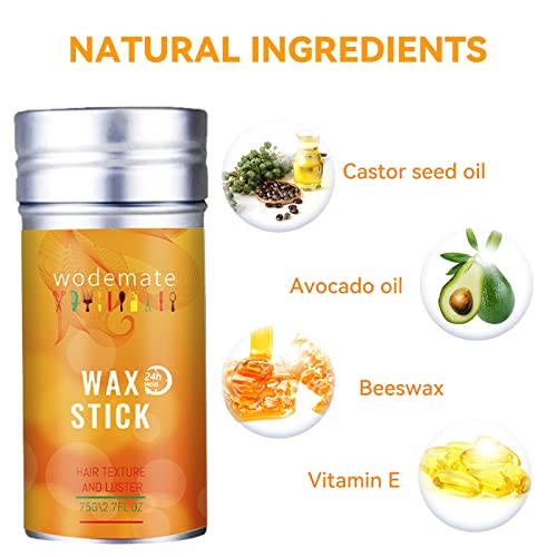 Wodemate Wax Stick - Achieve Long-Lasting Hold and Shiny Styles effortlessly