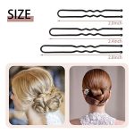 Hairstyle with Wenobby's 100 PCS U Shaped Hair Pins for Buns – Perfect for Secure Updos and Stylish Hairdos