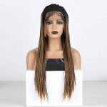 Brown Synthetic Lace Front Wig - 24 Inch of Beauty