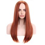 MAGQOO Dark Orange Wig – Silky, Soft, and Stylish Perfection