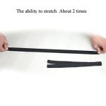Craft with Comfort: Black Elastic Bands for Wig Making - Durable, Breathable, and Versatile 2.5cm Width - 6pcs Pack