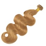 ✨ Sun-Kissed Elegance: Color 27 Honey Blonde Body Wave Human Hair - Brazilian Virgin Remy 1 Bundle for Lustrous Daily Styles! ✨