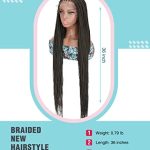 Diva with 36" Kontless Box Braided Wig for Black Women - Clearance Sale