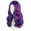 Long Natural Wavy Purple Wig - Ideal for Cosplay