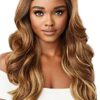 Outre Perfect Hair Line 13X6 Faux Scalp Wig - Laurel | Immerse in Real Scalp Illusion with 1B Elegance