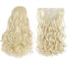 Curly Wave Clip-In Hair Extensions - 5-Piece Set