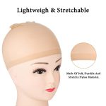 Upgrade Your Wig Experience with 12pcs Dark Brown Skin Tone Wig Caps Set - Perfect for Halloween and Cosplay Styling