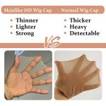 Unlock Seamless Elegance with Skinlike HD Wig Cap - 4 Pieces for Lace Front Wigs, Ultimate Comfort and Invisible Beauty
