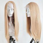 Golden Blonde Synthetic Lace Front Wig