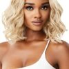 Synthetic 13x4 Faux Scalp Lace Front Wig - Perfect Hair Line, Real Scalp Illusion, and Heat-Styling Friendly in 1 Jet Black