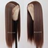 Missyvan Lace Front Wig Straight Hair Brown Color 22"