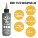 Wig Adhesive 4oz - Fast-Action Black Waterproof Bonding Glue for Hair Extensions