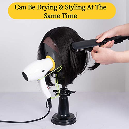 Wig Stand Head Fresh: Innovative Wig Drying Holder with Quick Dry Technology for Styling, Air Drying